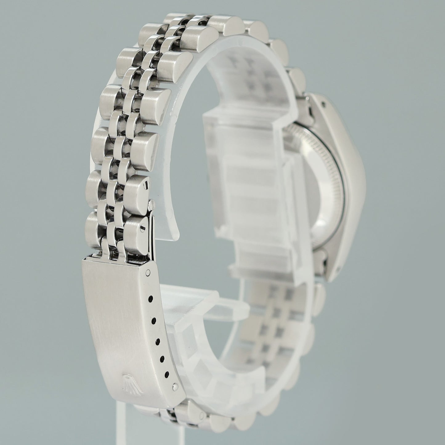 PAPERS Ladies Rolex 69174 DateJust 26mm Mother of Pearl Diamond Fluted Bezel Jubilee Watch