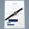 MINT PAPERS Patek Philippe 5205G White Gold Blue Dial Annual Calendar Watch Box