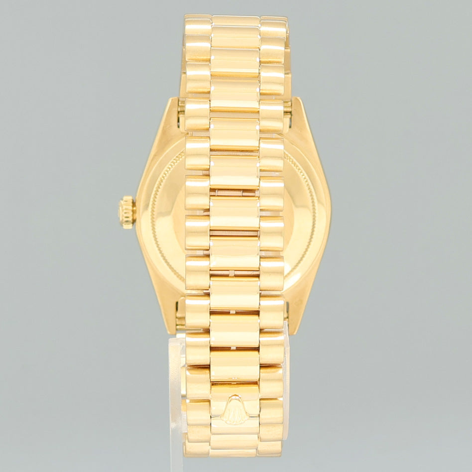 2021 RSC PAPERS Rolex President Day-Date Champagne 18238 Double Quick Gold Watch