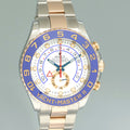 2015 PAPERS MINT Rolex Yacht-Master II 116681 Steel Rose Gold Two Tone 44mm Watch