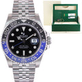 MINT 2020 Papers 126710 BLNR Rolex GMT Master Batman Blue Jubilee Ceramic Watch Box