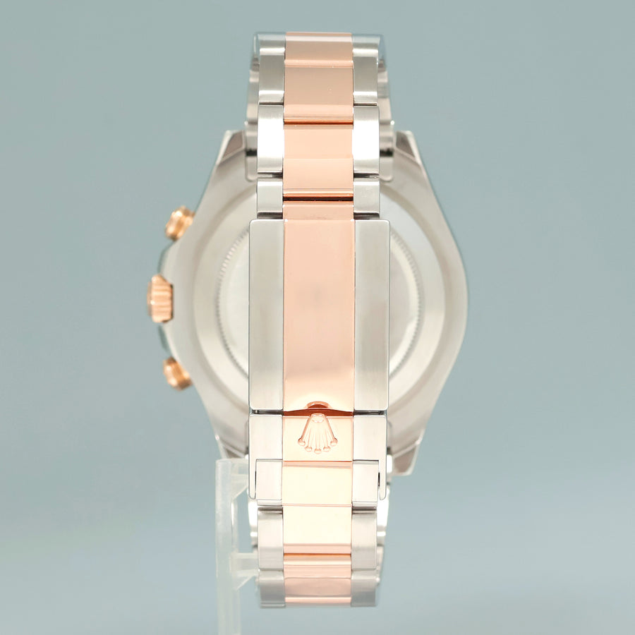 2017 MINT Rolex Yacht-Master II 116681 Steel Everose Gold Blue Hands 44mm Watch Box