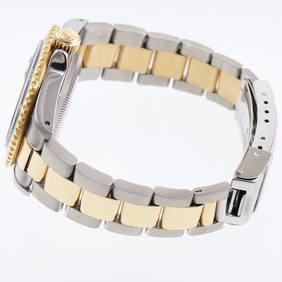 PAPERS MINT Rolex Submariner 16613 Gold 40mm Steel Two Tone Black Watch Box