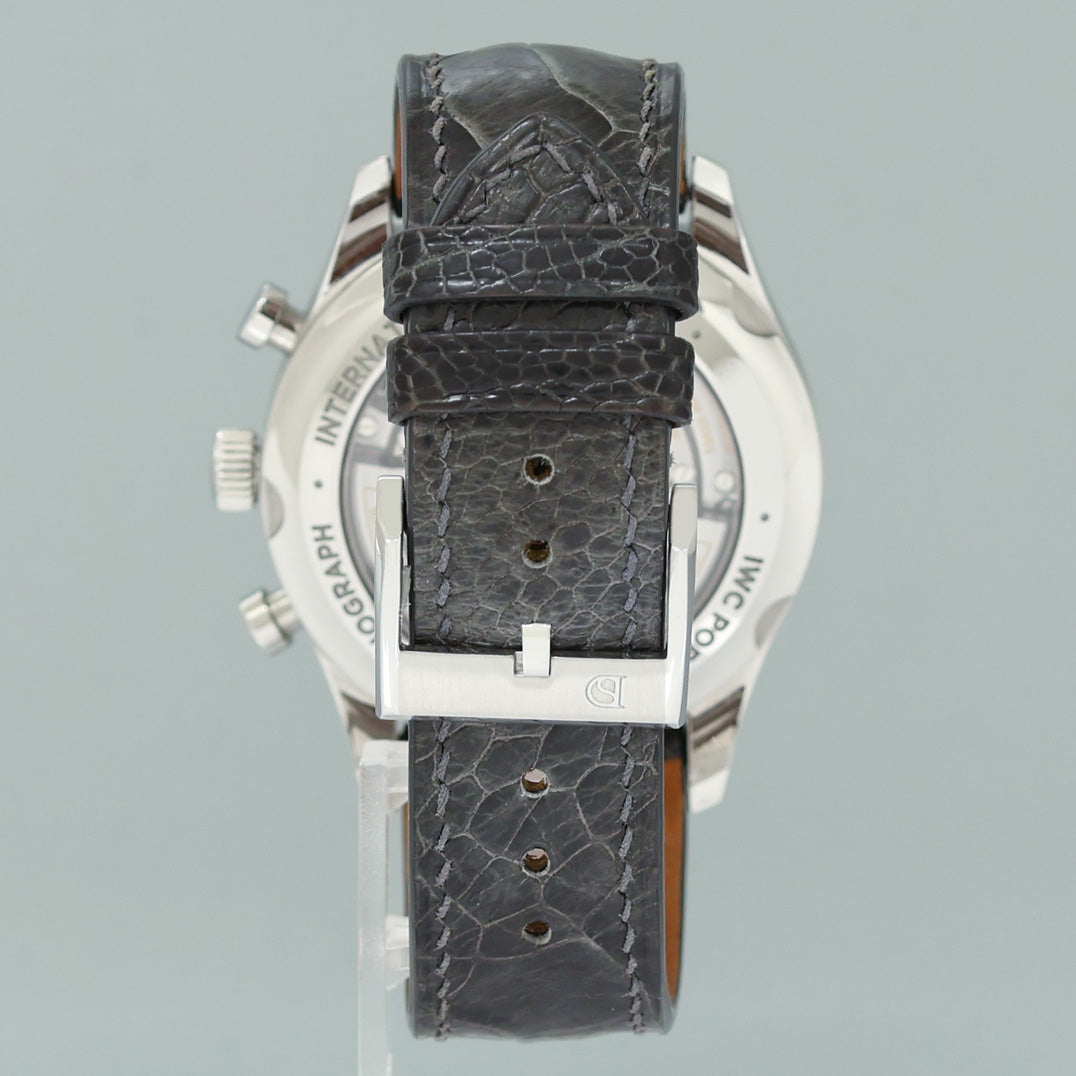 PAPERS MINT IWC Portofino Chronograph IW390404 Grey Leather 42mm Watch Box