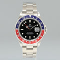 MINT 1992 PAPERS Rolex GMT-Master II 16710 PEPSI Steel Blue Red Watch Box