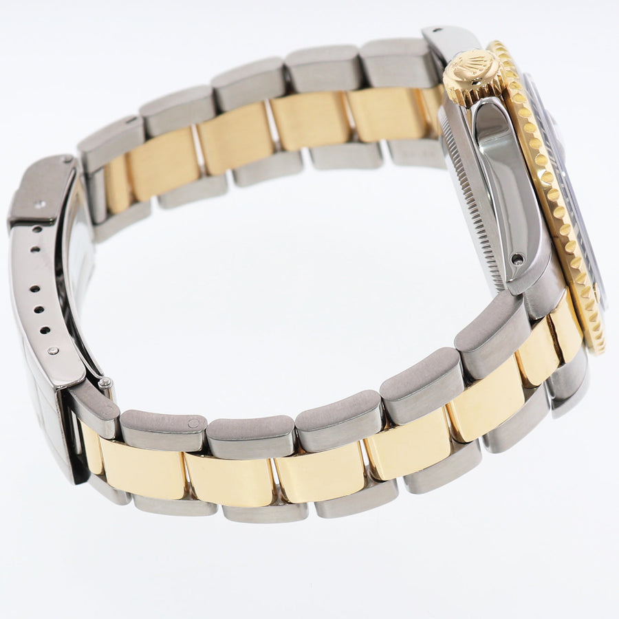 PAPERS MINT Rolex Submariner 16613 Gold 40mm Steel Two Tone Black Watch Box