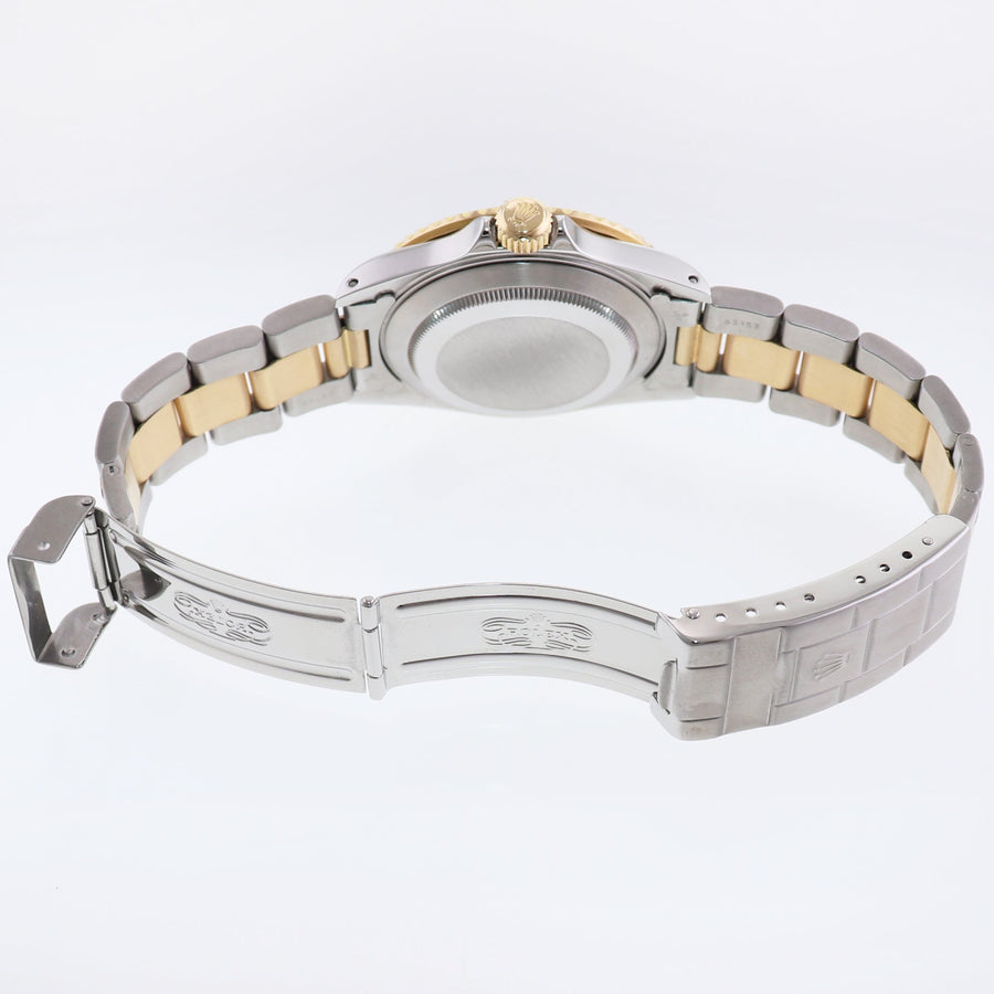 PAPERS MINT Rolex Submariner 16613 Gold 40mm Steel Two Tone Black Watch Box