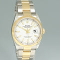 MINT 2022 Rolex 126233 DateJust 36mm White Stick Two Tone Gold Watch Box