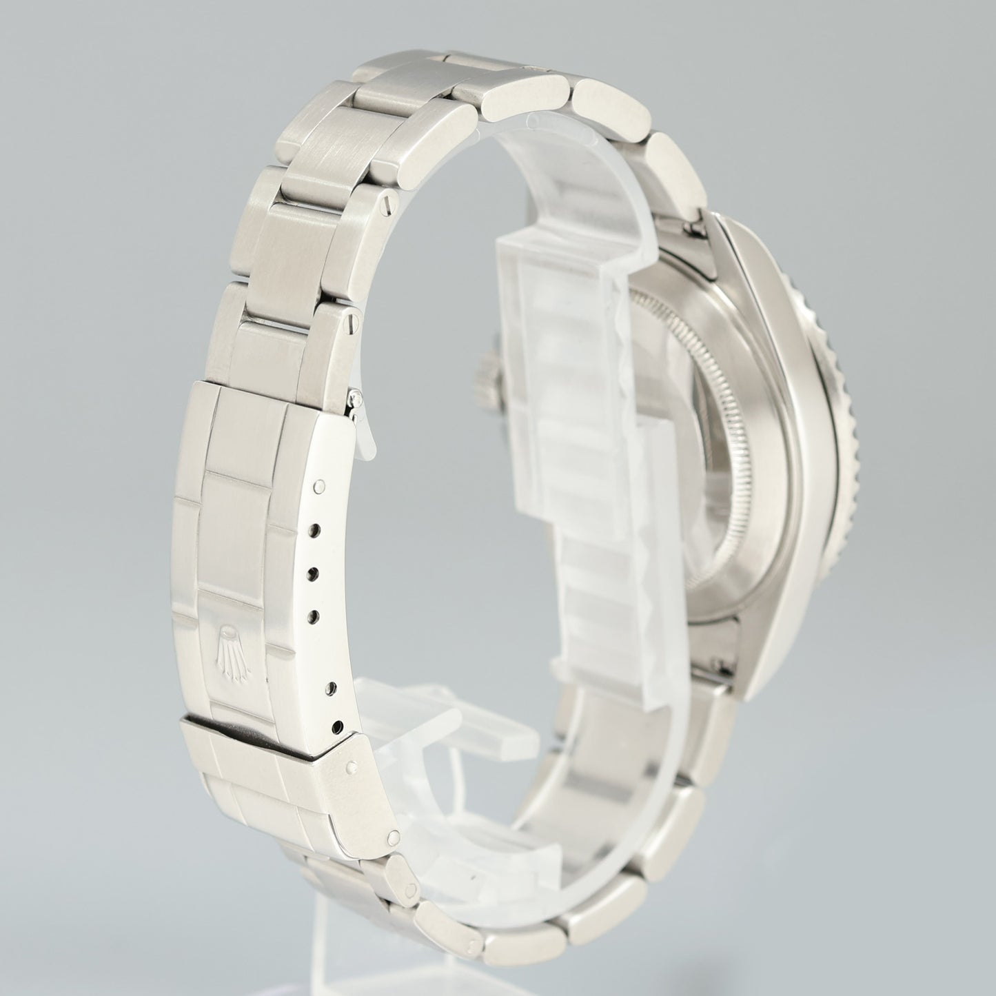 MINT 2009 ENGRAVED REHAUT Rolex Submariner Date 16610 Stainless Steel Black Watch