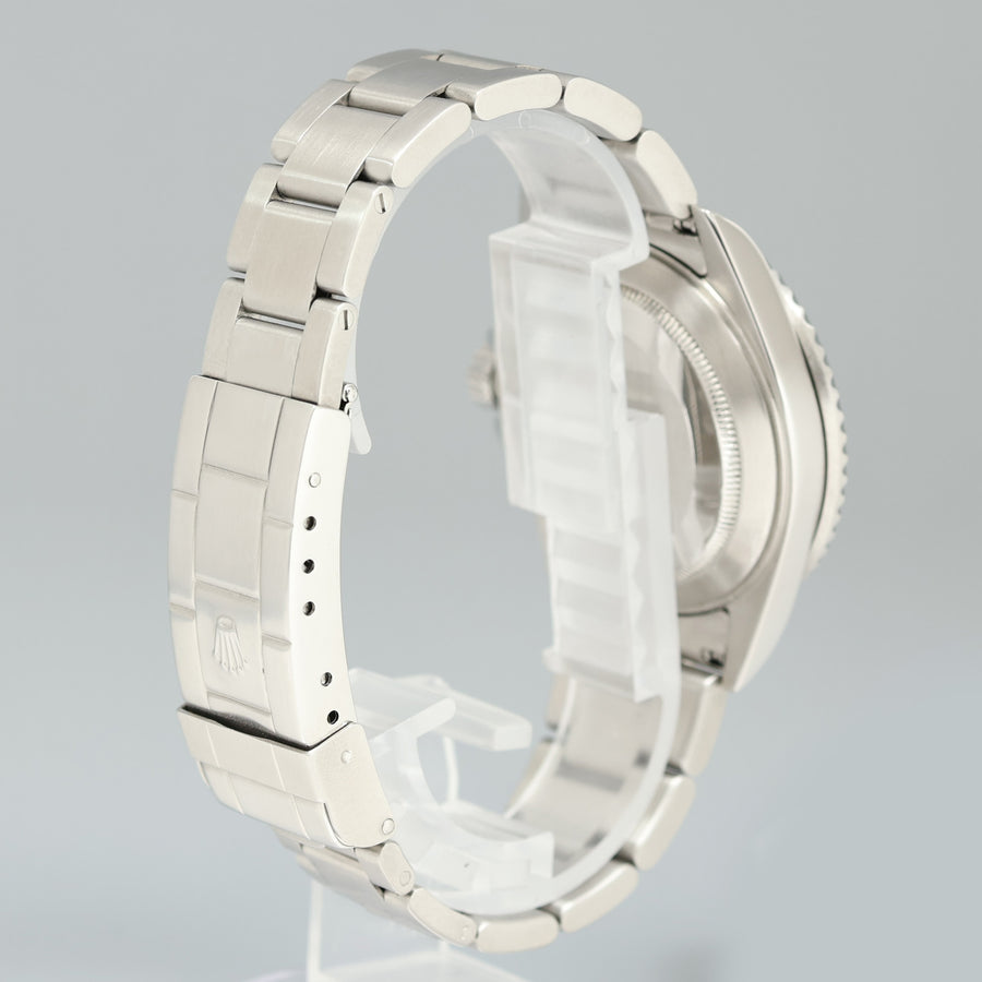 MINT 2009 ENGRAVED REHAUT Rolex Submariner Date 16610 Stainless Steel Black Watch