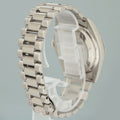 MINT Rolex President Day Date 118209 Blue Stick White Gold 36mm President Watch Box