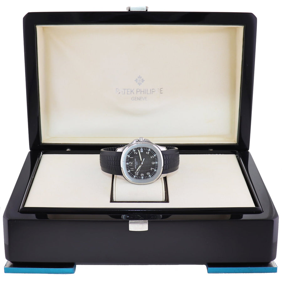 PAPERS MINT 5167a Patek Philippe Aquanaut Steel Rubber Black Tropical Watch Box