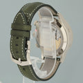 2024 New PAPERS Patek Philippe 5924G Green White Gold Travel Time Leather 42mm Watch
