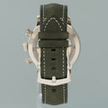 2024 New PAPERS Patek Philippe 5924G Green White Gold Travel Time Leather 42mm Watch