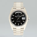 2019 PAPERS MINT Rolex Day Date 40 White Gold President 40mm Black Dial 228239 Watch