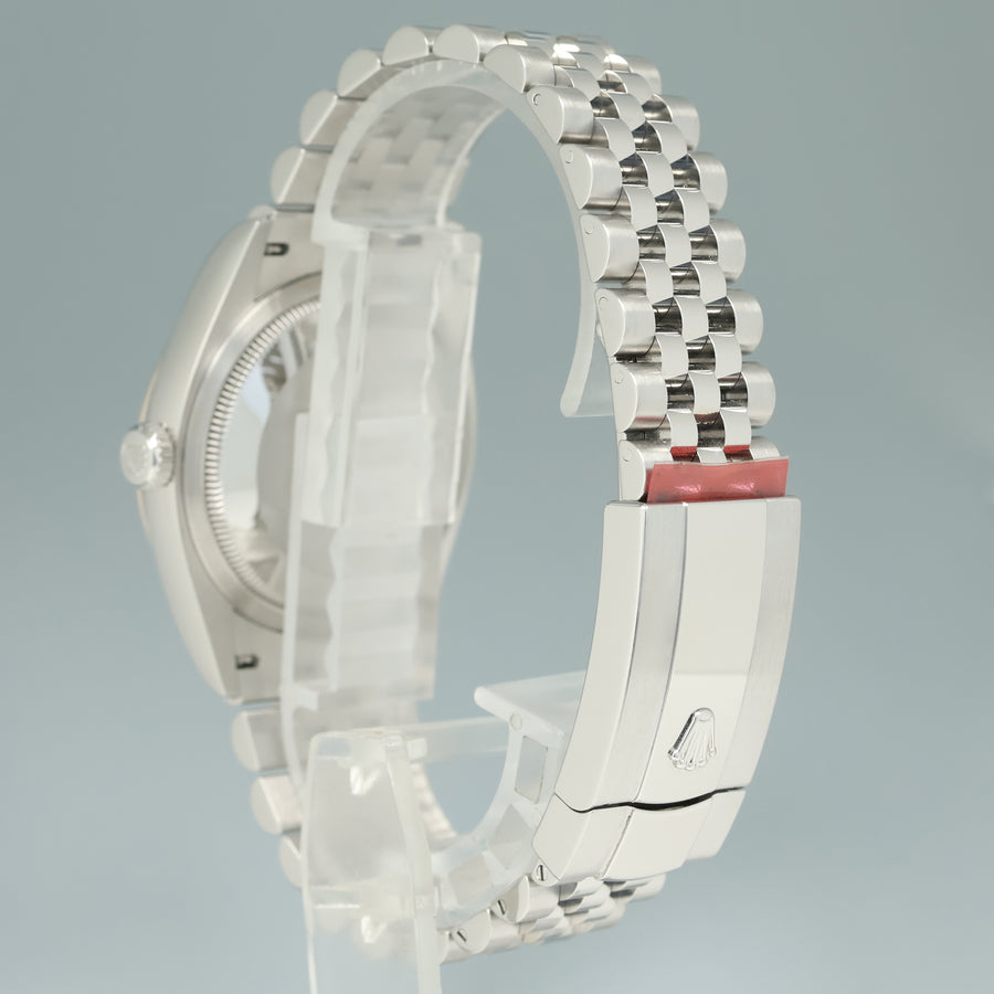 2024 NEW Rolex DateJust 36mm Blue Diamond 126234 Jubilee White Gold Watch Box