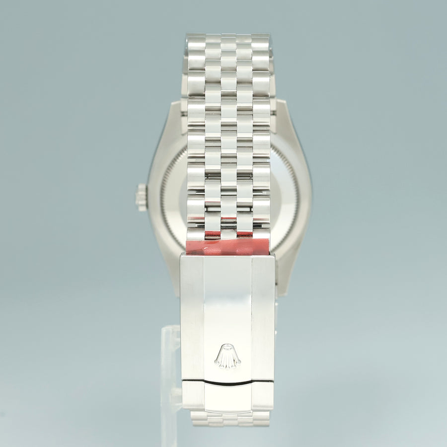 2024 NEW Rolex DateJust 36mm Blue Diamond 126234 Jubilee White Gold Watch Box