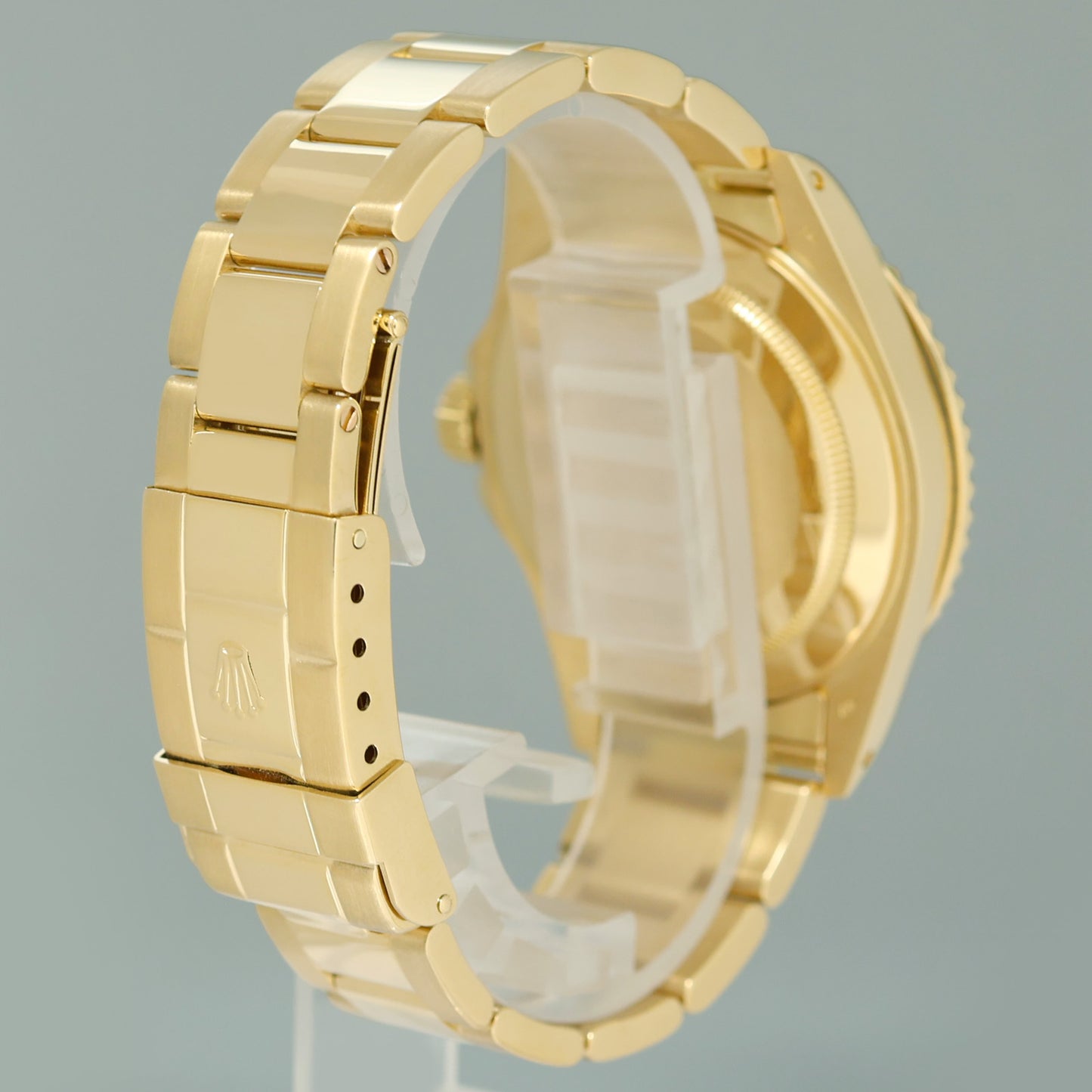 MINT Rolex Yacht-Master Yellow Gold MOP Sapphire Diamond 40mm 16628 40mm Watch