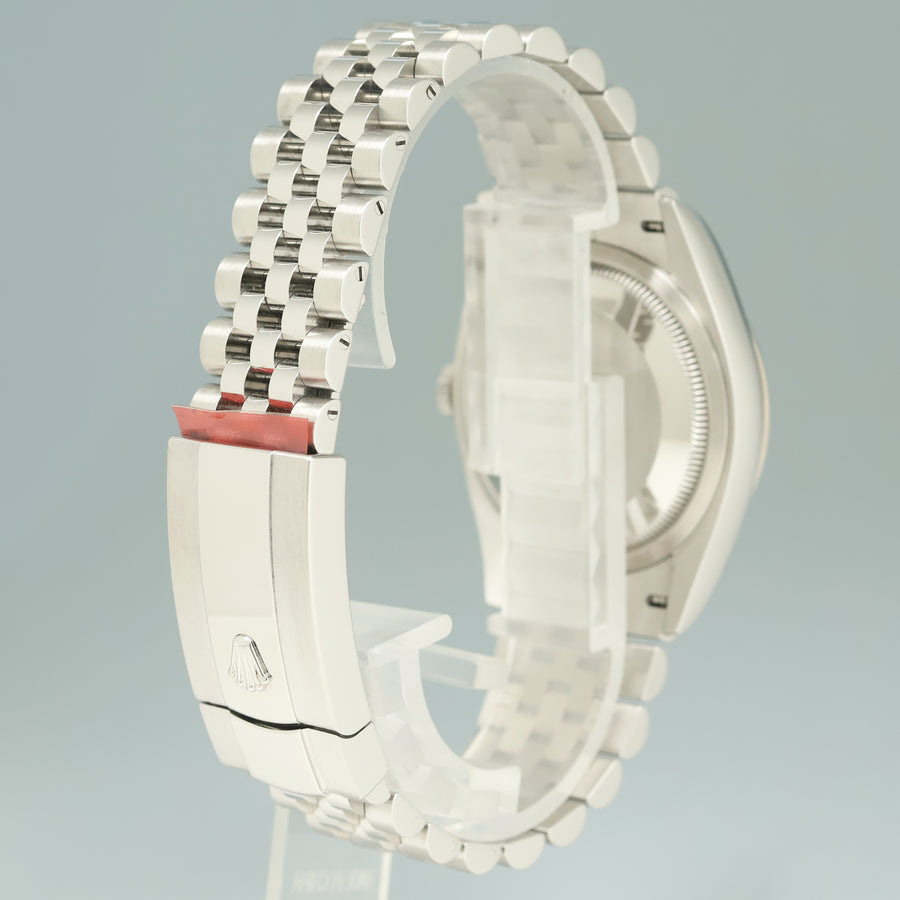 2024 NEW Rolex DateJust 36mm Blue Diamond 126234 Jubilee White Gold Watch Box