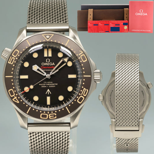 PAPERS Omega Seamaster James Bond 007 Edition 210.90.42.20.01.001 42mm Watch Box