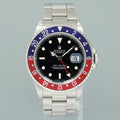 MINT Rolex 16700 GMT-Master Pepsi Blue Red 40mm Tritium Steel Watch Box