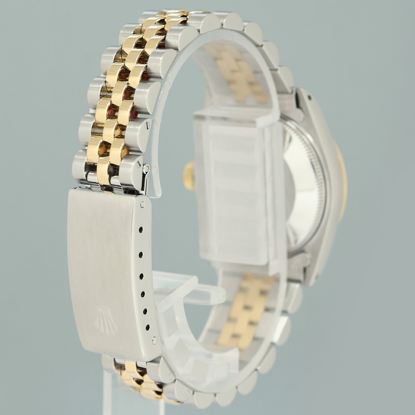 2018 RSC PAPERS Ladies Rolex 68273 Two Tone Gold White Roman Steel 31mm Watch