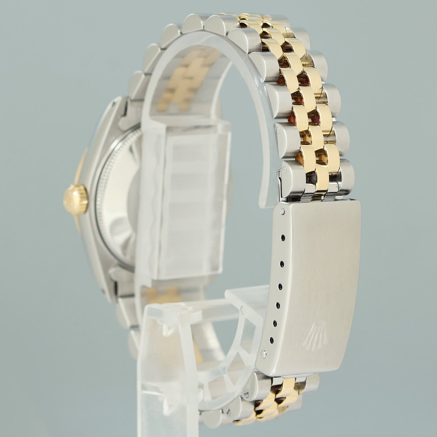 2018 RSC PAPERS Ladies Rolex 68273 Two Tone Gold White Roman Steel 31mm Watch