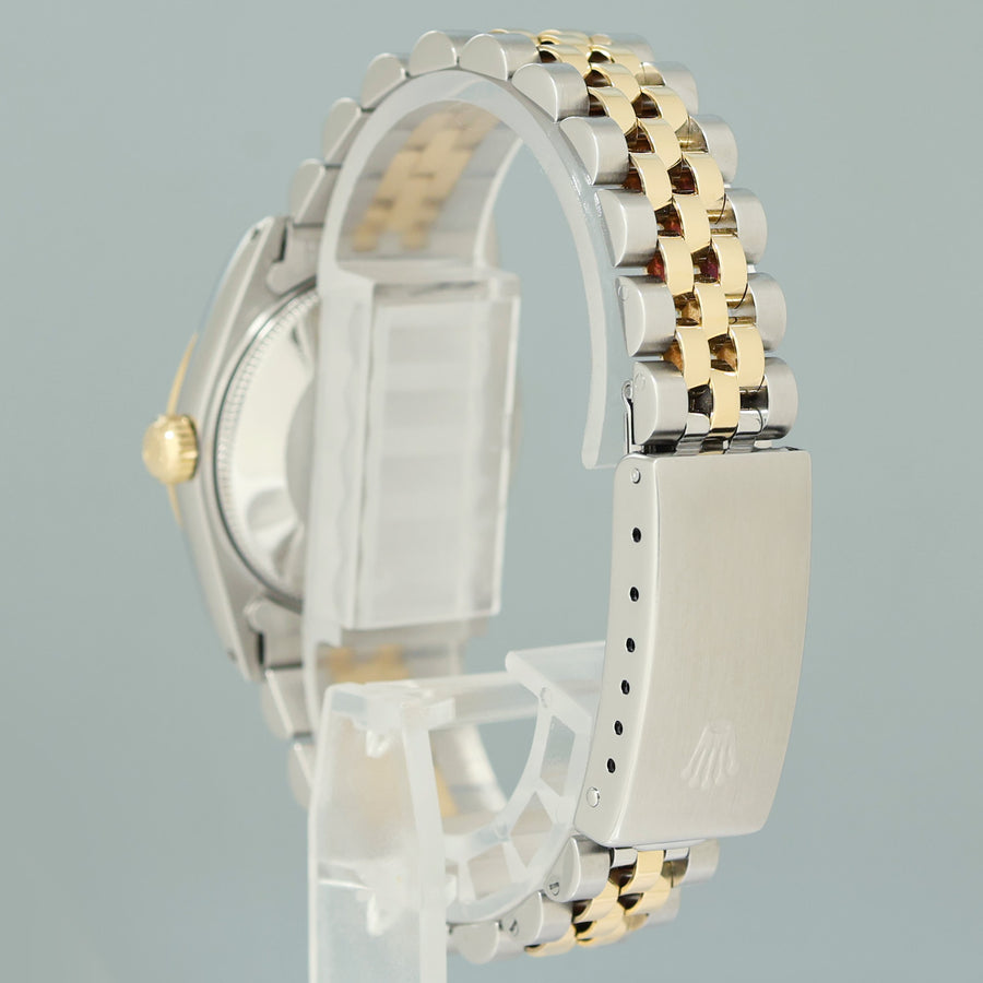 2018 RSC PAPERS Ladies Rolex 68273 Two Tone Gold White Roman Steel 31mm Watch