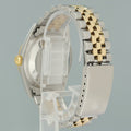 PAPERS MINT Rolex DateJust 16233 Two Tone Yellow Gold Jubilee White Diamond Watch