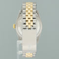PAPERS MINT Rolex DateJust 16233 Two Tone Yellow Gold Jubilee White Diamond Watch