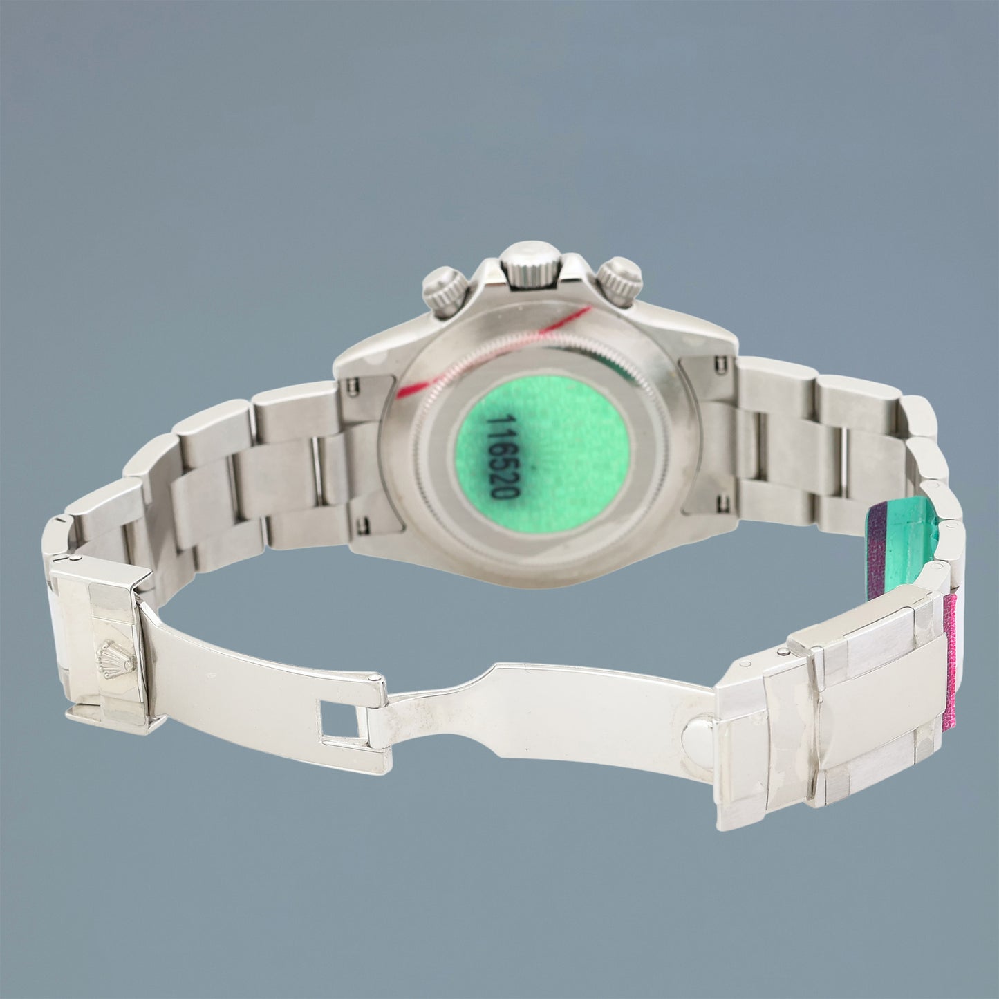 STICKERS NEW Rolex Daytona 116520 Black Steel Chrono Cosmograph 40mm Watch Box