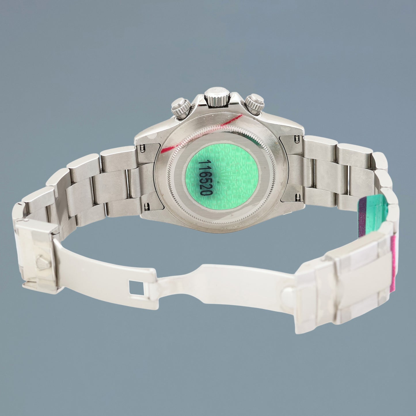 STICKERS NEW Rolex Daytona 116520 Black Steel Chrono Cosmograph 40mm Watch Box