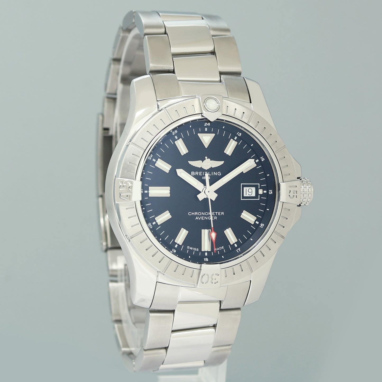 Breitling Avenger Blue Dial Stainless Steel 43mm Automatic Watch A17318 Watch