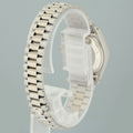 PAPERS Ladies Rolex DateJust Silver Sigma President 26mm 6917 White Gold Watch Box