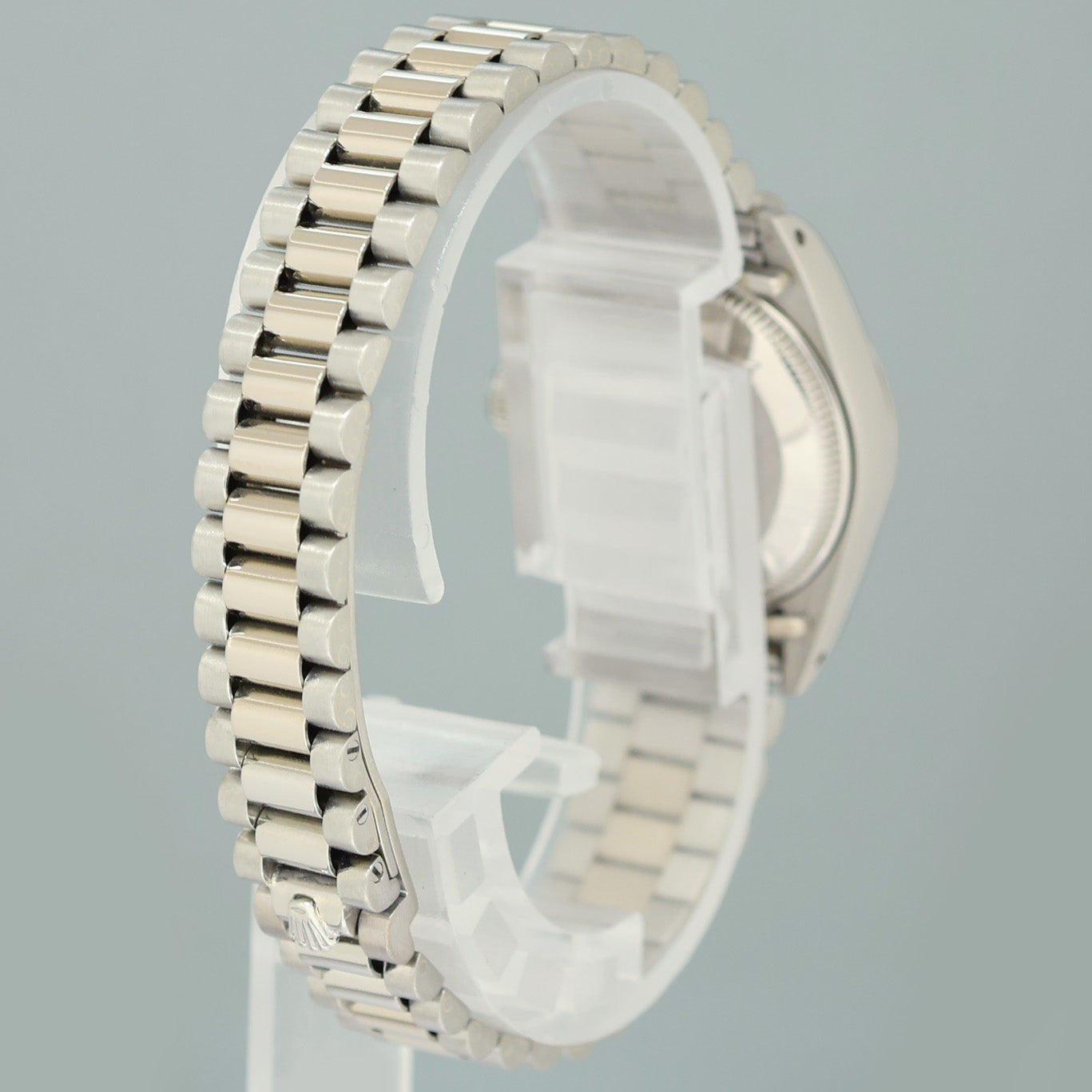 PAPERS Ladies Rolex DateJust Silver Sigma President 26mm 6917 White Gold Watch Box