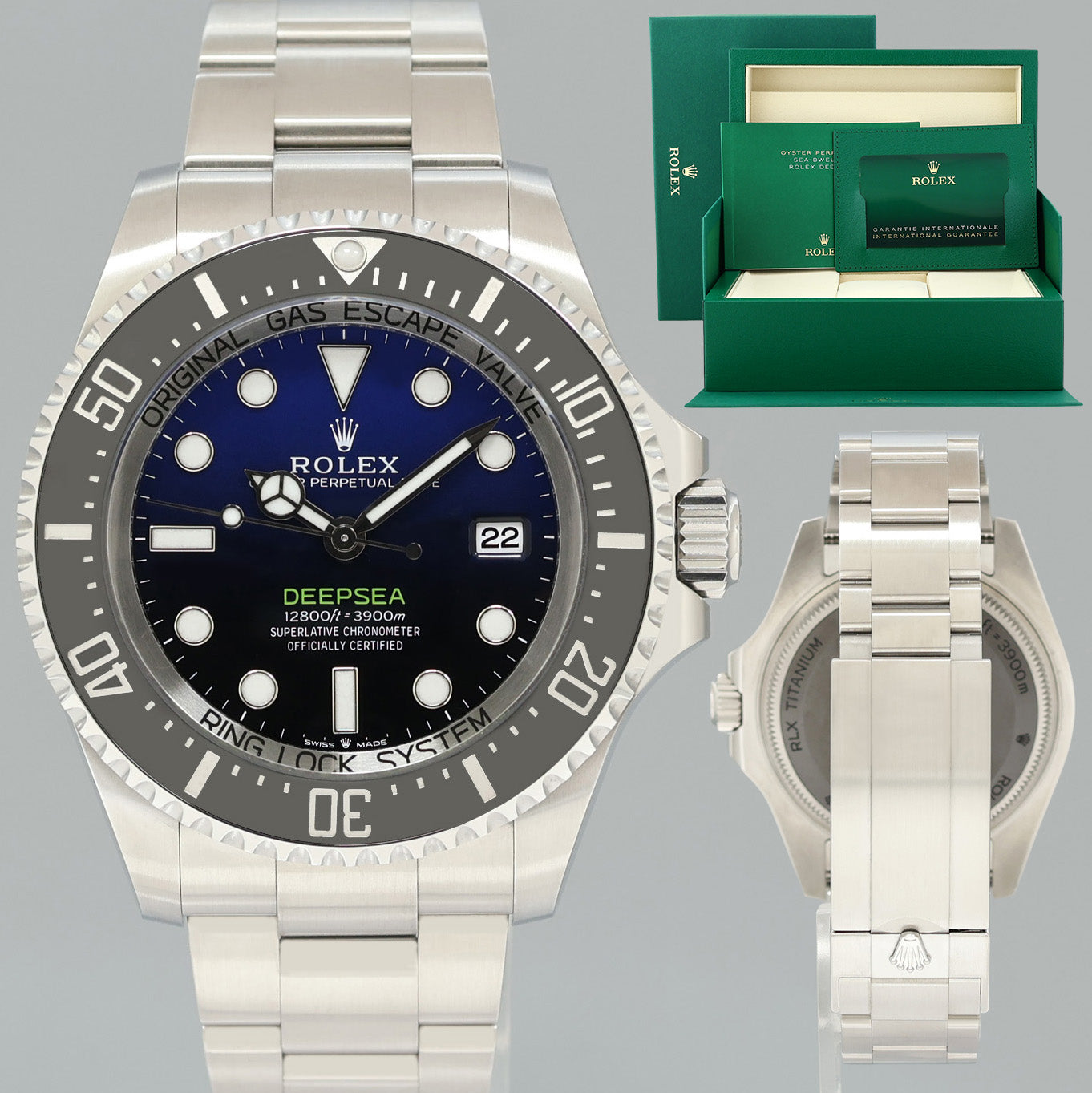 2025 NEW PAPERS 136660 Rolex Sea-Dweller Deepsea 44mm James Cameron Watch