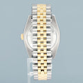 PEARL DIAMOND 2008 MINT Rolex DateJust 36mm Jubilee Two Tone Gold 116233 Watch