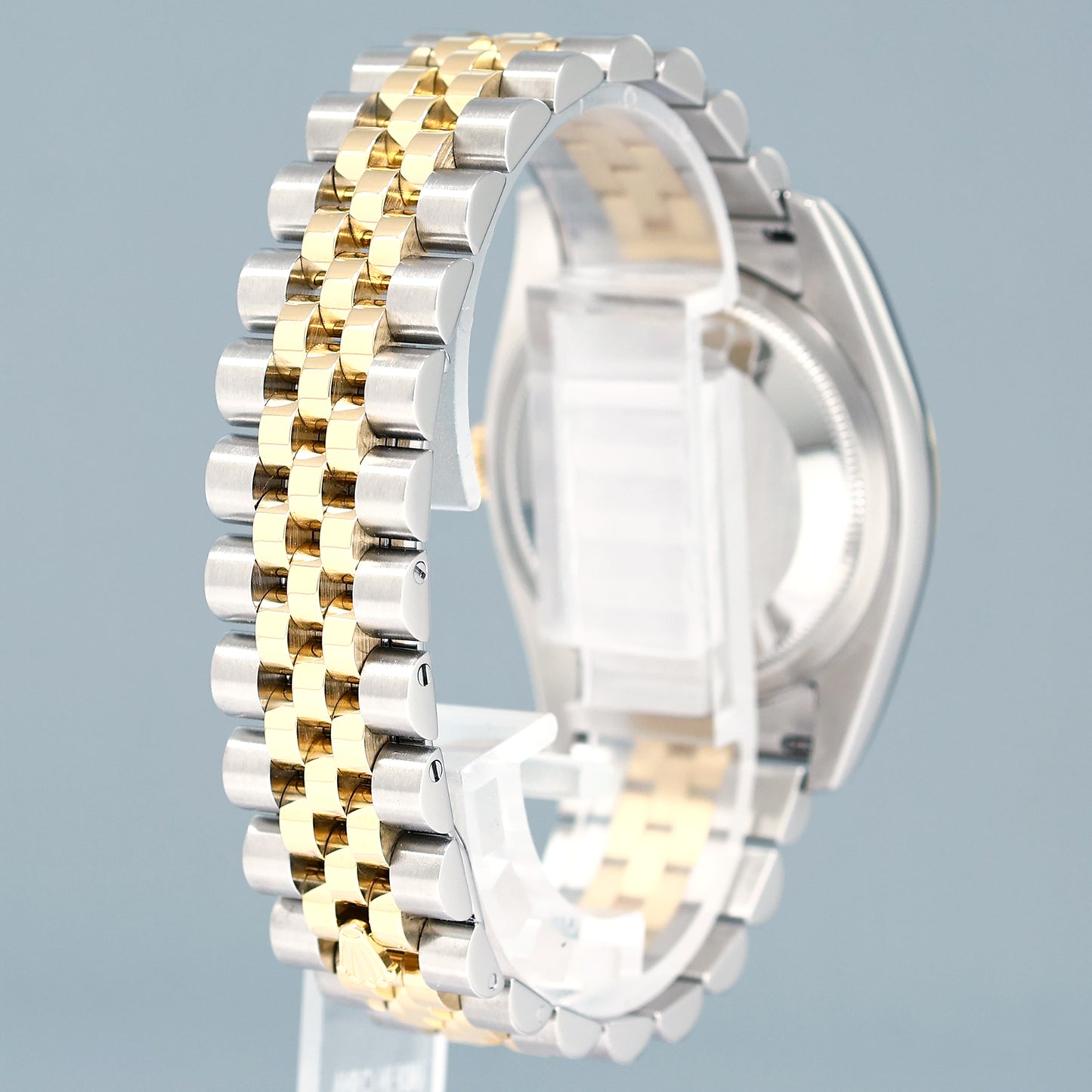 PEARL DIAMOND 2008 MINT Rolex DateJust 36mm Jubilee Two Tone Gold 116233 Watch