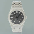2026 AP SERVICE MINT PAPERS Audemars Piguet Royal Oak Steel 15510ST Grey Watch