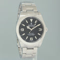 MINT 2018 PAPERS Rolex 214270 Explorer Black BLUE LUME 3-6-9 Steel 39mm Watch Box