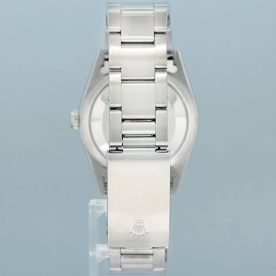 2001 PAPERS MINT Rolex DateJust 36mm White Roman Dial Oyster 16220 Steel Watch Box