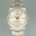 2023 NEW PAPERS Rolex Oyster Perpetual 126000 Silver Dial Stainless Steel 36mm Watch Box