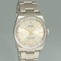 2023 NEW PAPERS Rolex Oyster Perpetual 126000 Silver Dial Stainless Steel 36mm Watch Box