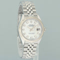 MINT 2023 PAPERS Ladies Rolex 279174 DateJust 26mm MOP Diamond Fluted Jubilee Watch