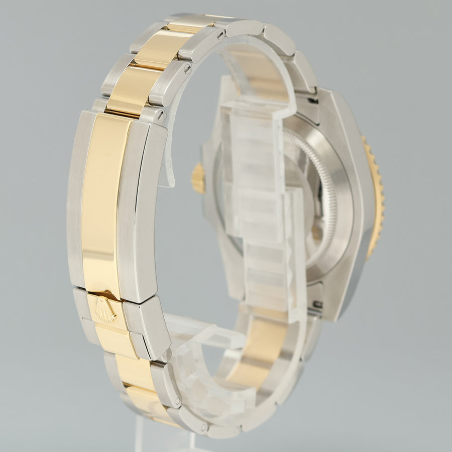 MINT 2023 CPO PAPERS Rolex Submariner Blue Ceramic 116613LB Two Tone Yellow Gold Watch Box