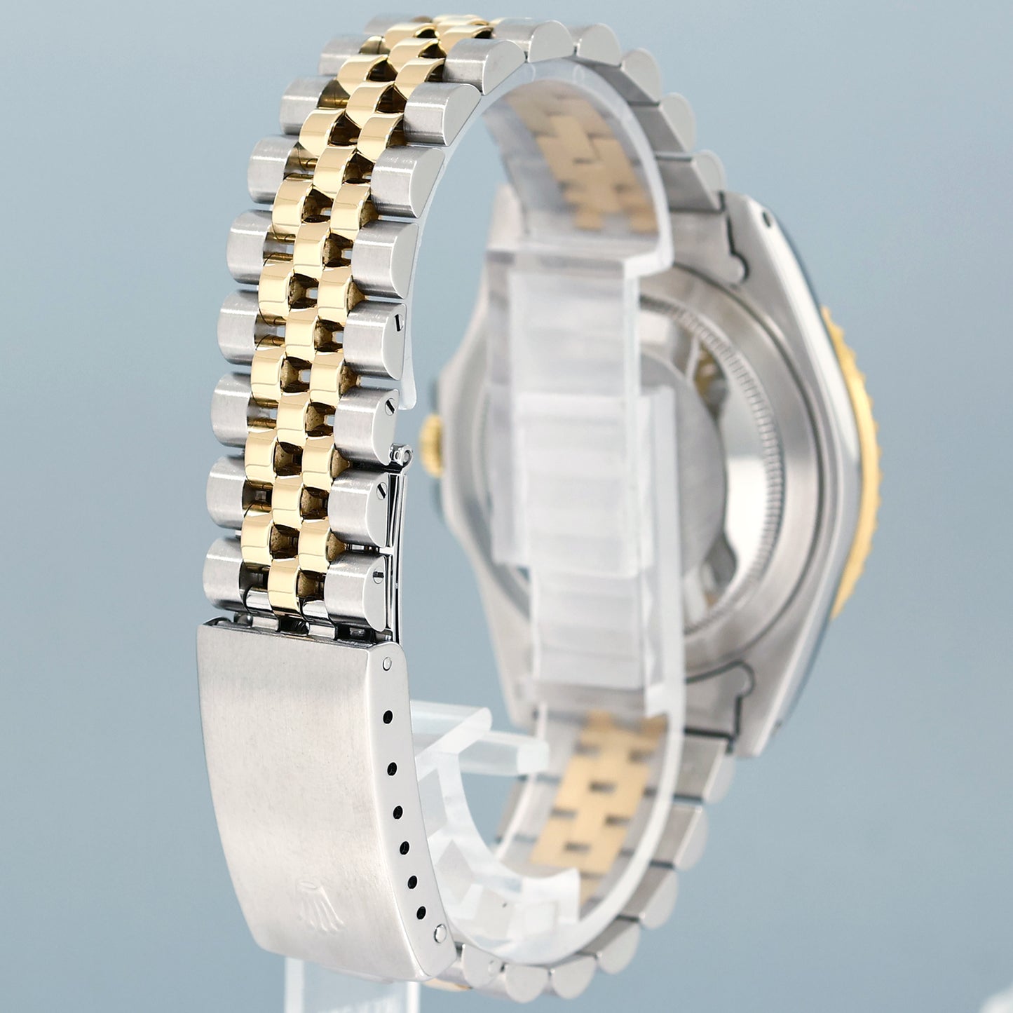 MINT Rolex GMT-Master 2 16713 Two-Tone Yellow Jubilee Black Dial 40mm Watch Box