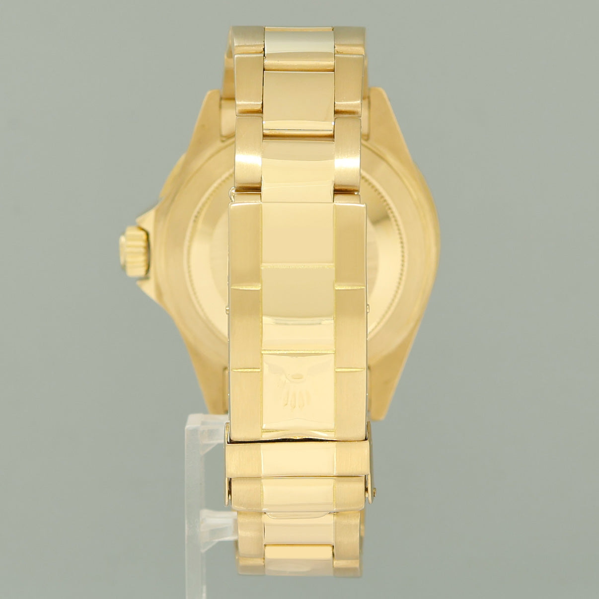 MINT Rolex 16618 Submariner Yellow Gold Blue Champagne Serti