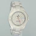 MINT Rolex Yacht-Master 16622 Steel Platinum Bezel Oyster 40mm Watch Box
