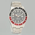 PAPERS 1996 MINT Rolex GMT-Master II Coke Red Black Steel 16710 40mm Watch Box