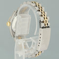 MINT Ladies Rolex DateJust 26mm 69173 White Roman Two Tone Yellow Gold Jubilee Watch